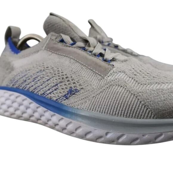 Zella Shoes Mens 7 Athletic Sneaker Trainers Comfort Ortholite Knit Active Grey